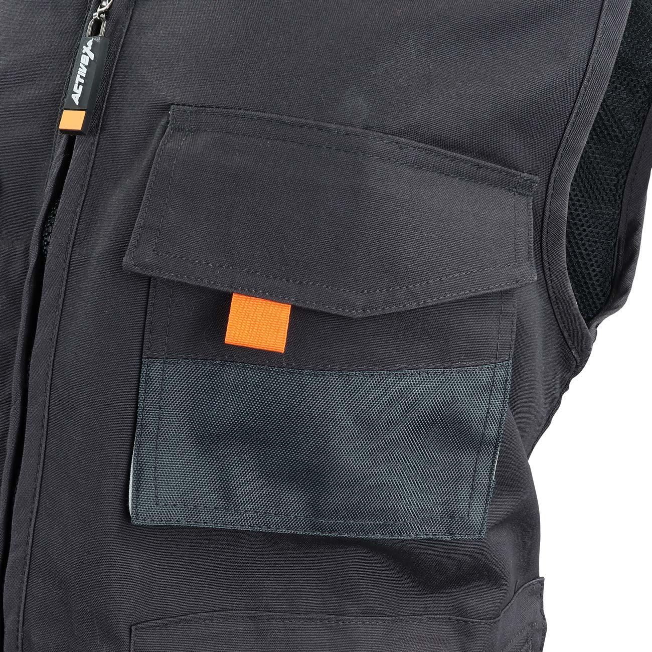 Chaleco geologo gris/negro XR-100 Vonzay
