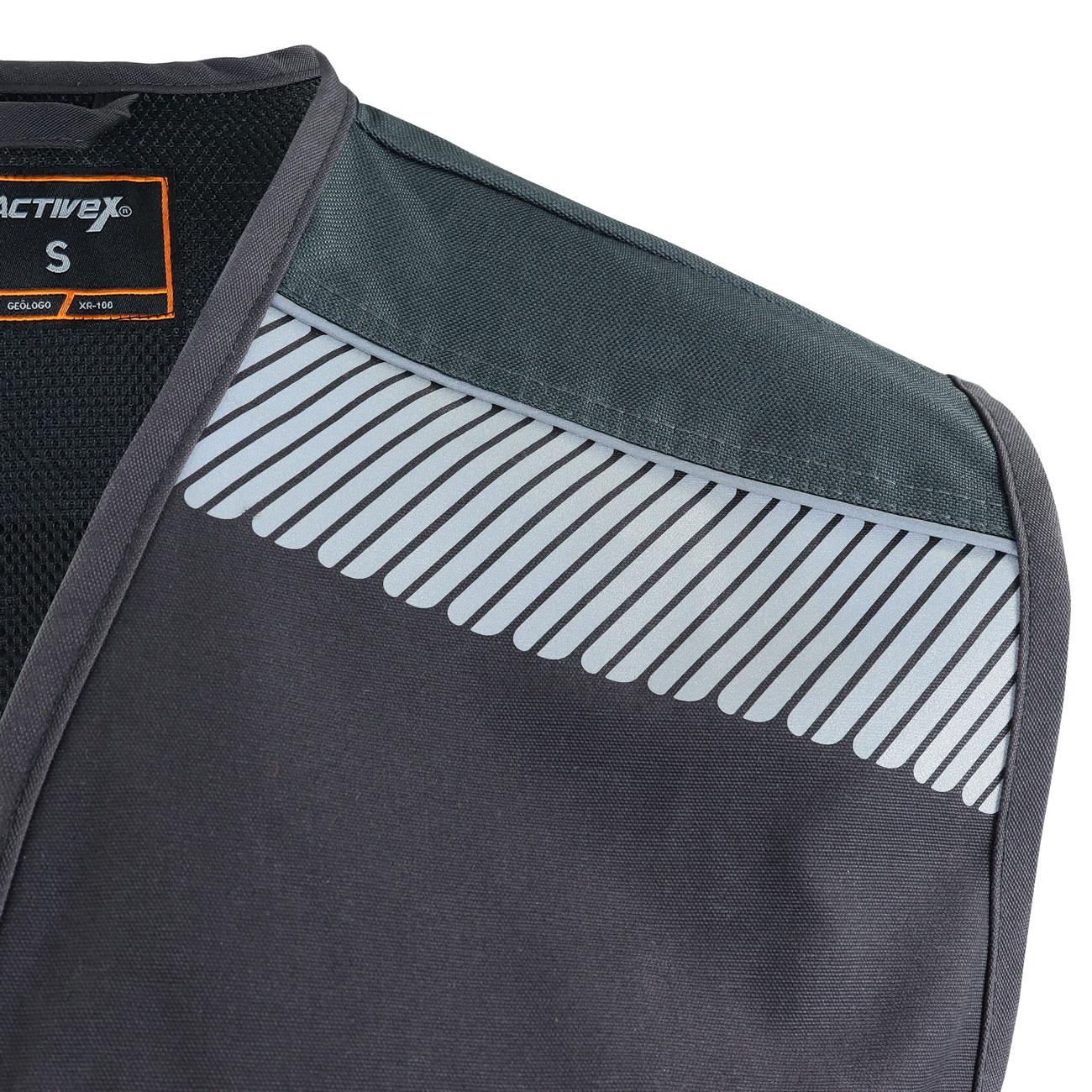 Chaleco geologo gris/negro XR-100 Vonzay