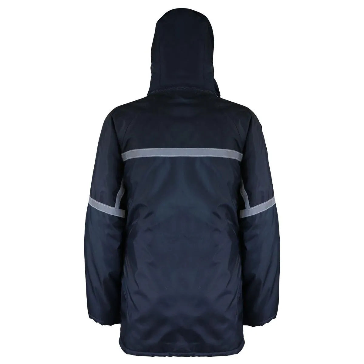 Parka Azul/Negro Forro Franela