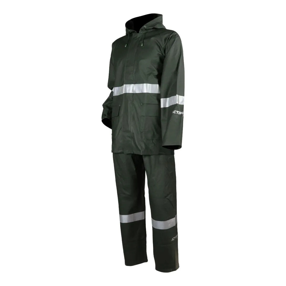 Activex Traje Pu Verde Con Jardinera Unisex