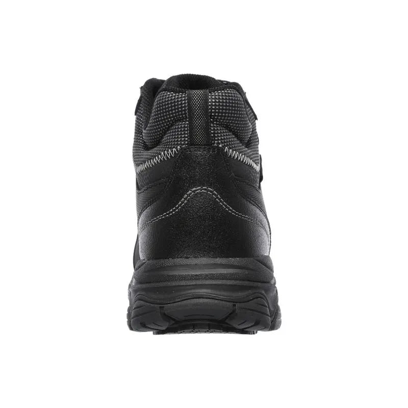 Botín Skechers Ledom Negro