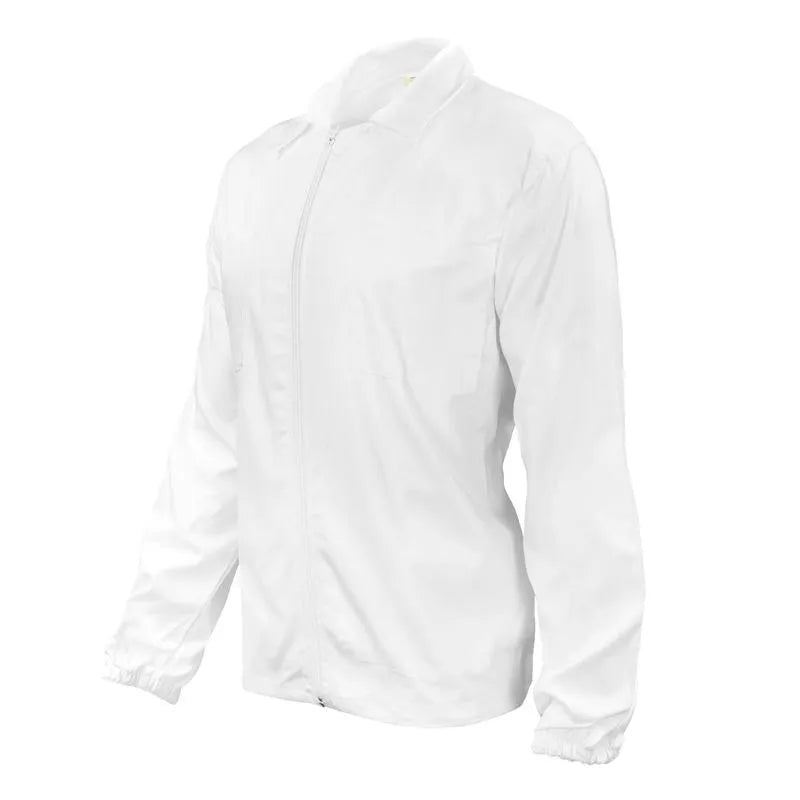 Chaqueta Activex-vonzay Gabardina 100% Algodon Blanco