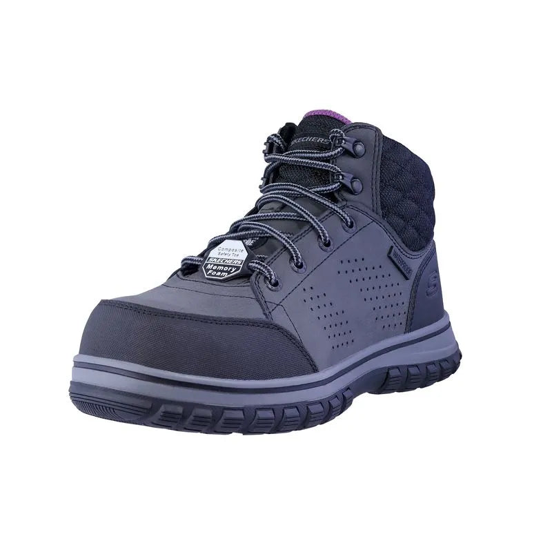 SKECHERS Botín De Seguridad Skechers Mccoll Negro/Mujer