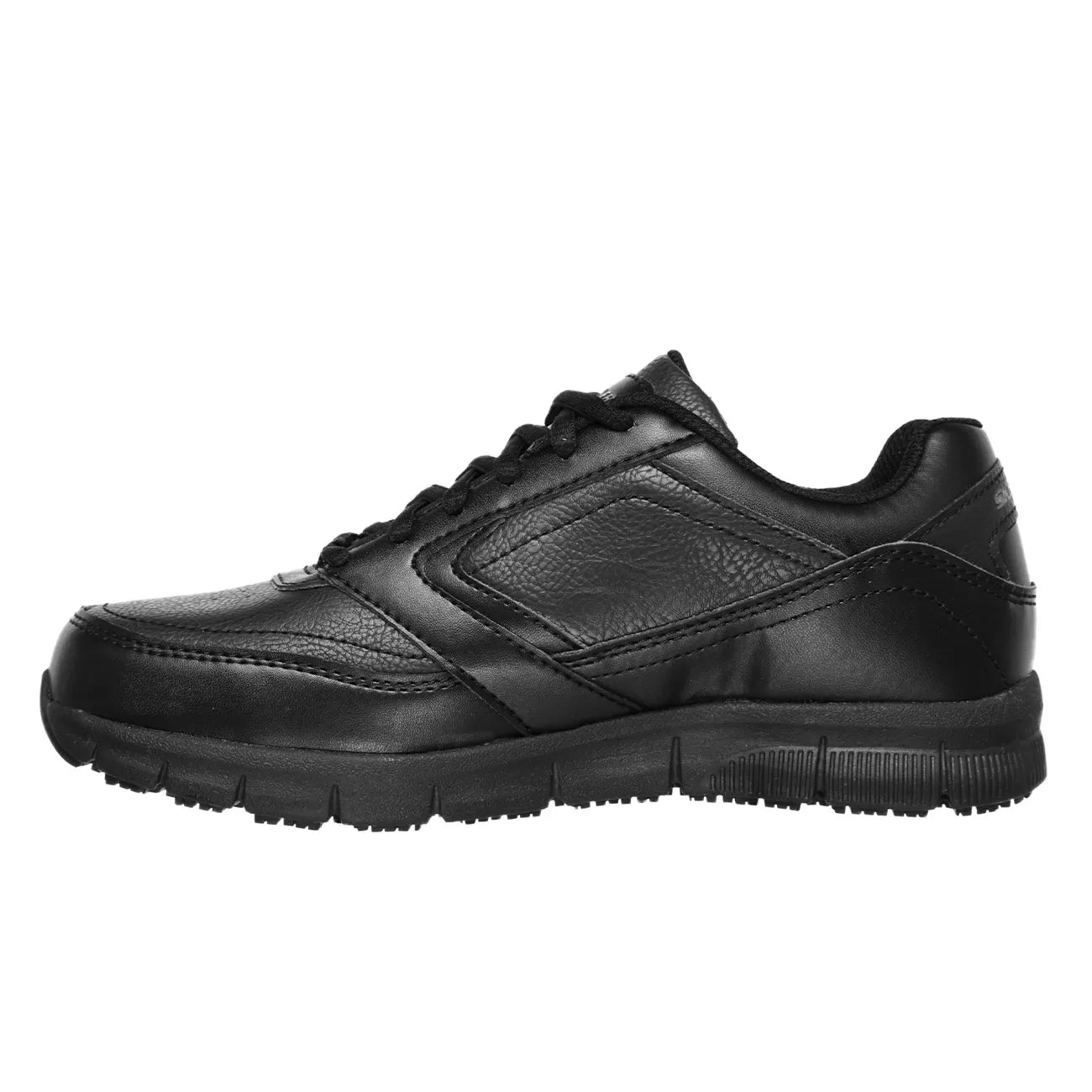 Skechers Zapatilla de Trabajo Skechers Nampa Wyola SR Negro Mujer-Vzay