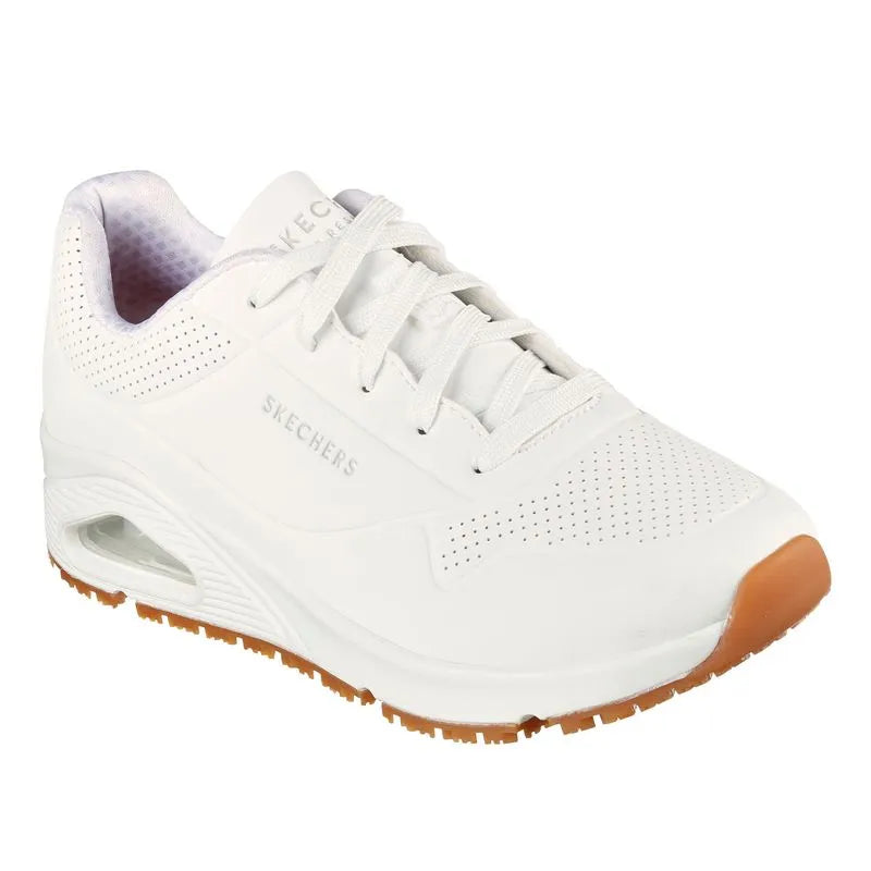 Zapatilla de Trabajo Skechers Uno SR Blanco Mujer