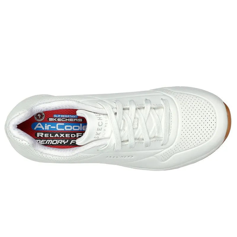 Zapatilla de Trabajo Skechers Uno SR Blanco Mujer