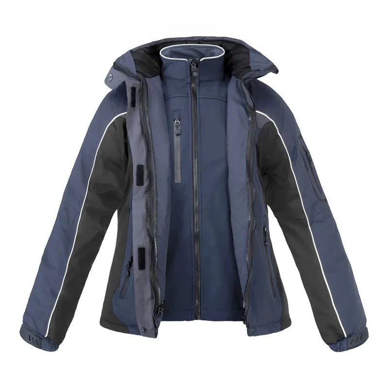 Parka Absolute Zero Mujer 3 En 1 Azul Z-9600-Vonzay