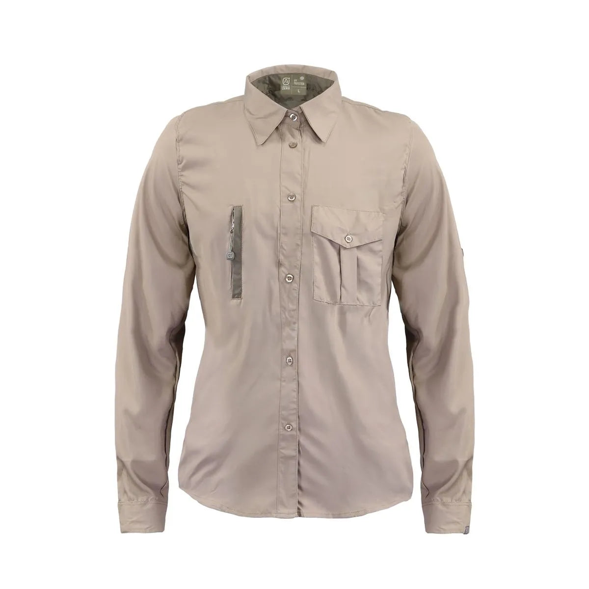 Absolute Zero Blusa Lightwind W2000 Beige Mujer-Vonzay