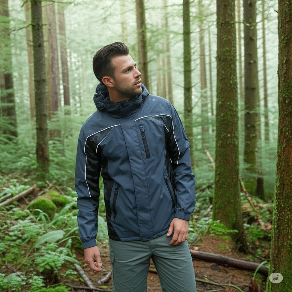 Parka Hombre 3 en 1 Azul Z-9500-Vonzay