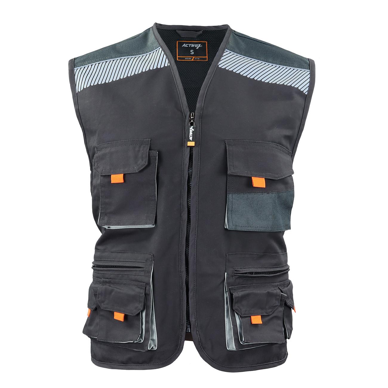 Chaleco geologo gris/negro XR-100 Vonzay