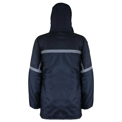Parka Azul/Negro Forro Franela