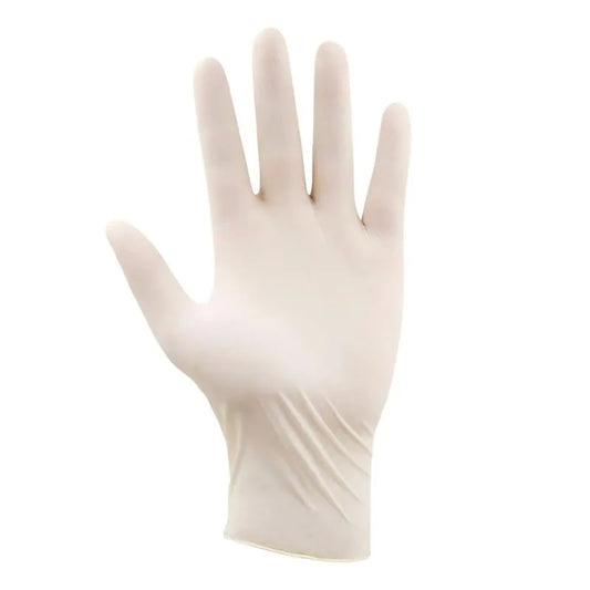 GUANTE EXAMINACION ACTIVEX LATEX BLANCO 100 UNIDADES DISTRIBUIDO X VONZAY