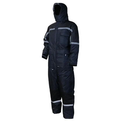 Activex Buzo Térmico Azul/Negro Forro Franela