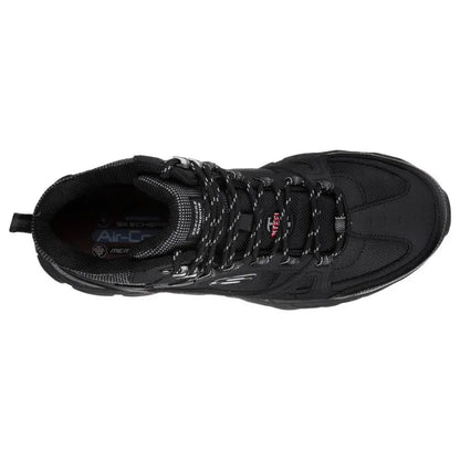 Botín Skechers Ledom Negro
