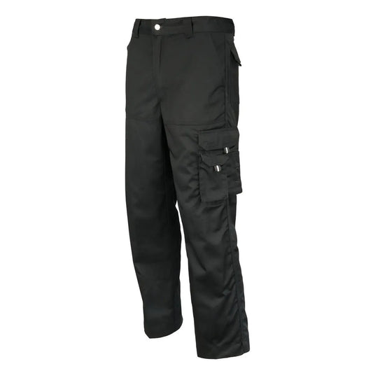 Pantalon VONZAY Cargo Gabardina 80-20 Negro UV