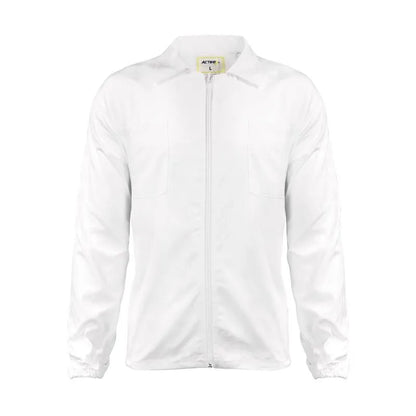 Chaqueta Activex-vonzay Gabardina 100% Algodon Blanco