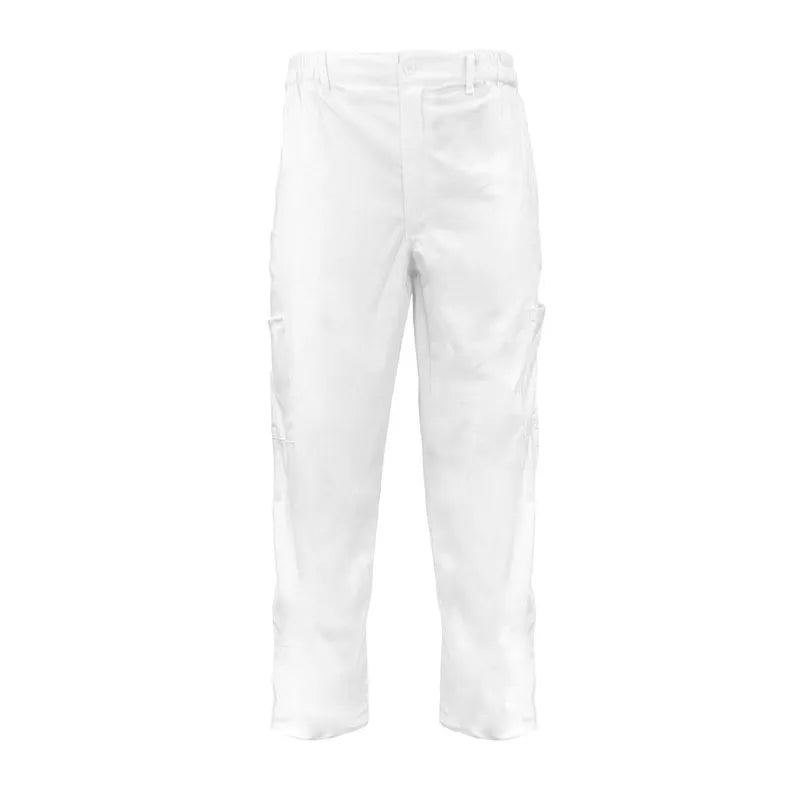 Pantalon Activex-vonzay Gabardina 100% Algodon Blanco