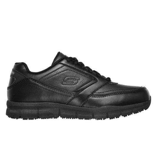 Skechers Zapatilla de Trabajo Skechers Nampa Wyola SR Negro Mujer-Vzay