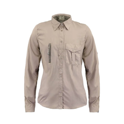 Absolute Zero Blusa Lightwind W2000 Beige Mujer-Vonzay