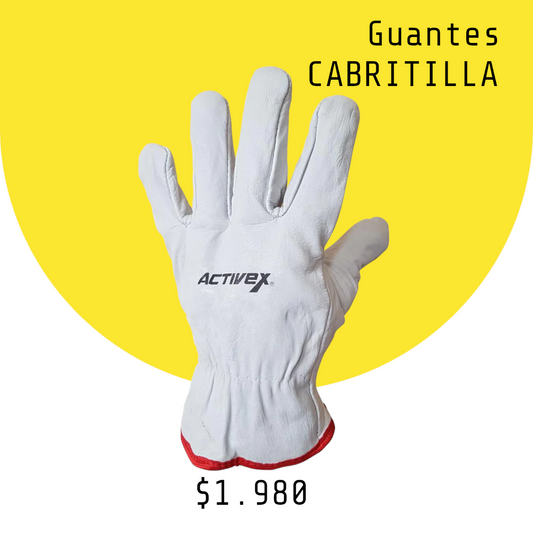 ACTIVEX Guantes Cabritilla