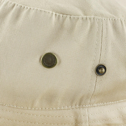 Gorro Tipo Pescador Beige 100% Algodón